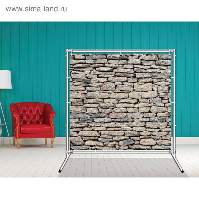 Стенд-ширма «Кирпичная стена 2», 155 × 158 см, односторонняя, металл хром, баннерная ткань
Стенд-ширма «Кирпичная стена 2», 155 × 158 см, односторонняя, металл хром, баннерная ткань