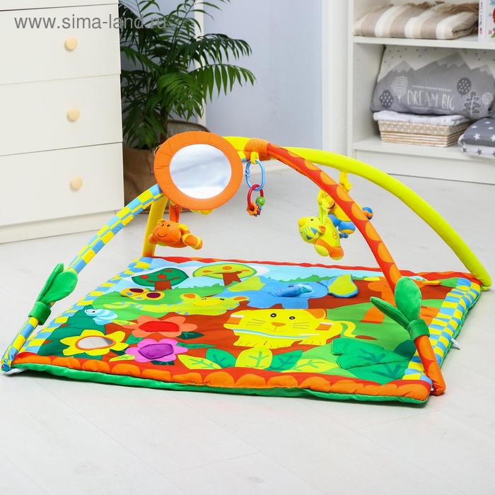 Развивающий коврик «Джунгли», с дугами, р -р 88х88х0,5 см.
Развивающий коврик «Джунгли», с дугами, р -р 88х88х0,5 см.