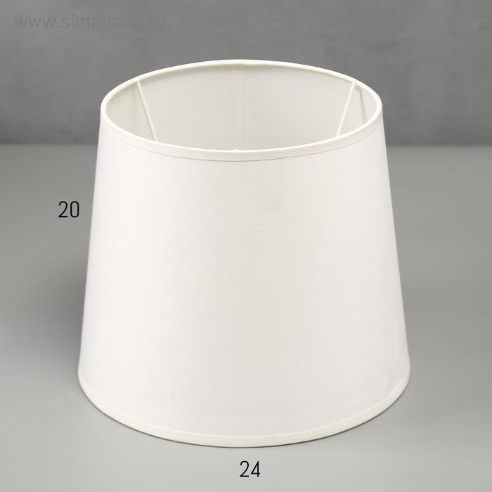 Абажур Е27, цвет белый, 19х24х20 см
Абажур Е27, цвет белый, 19х24х20 см