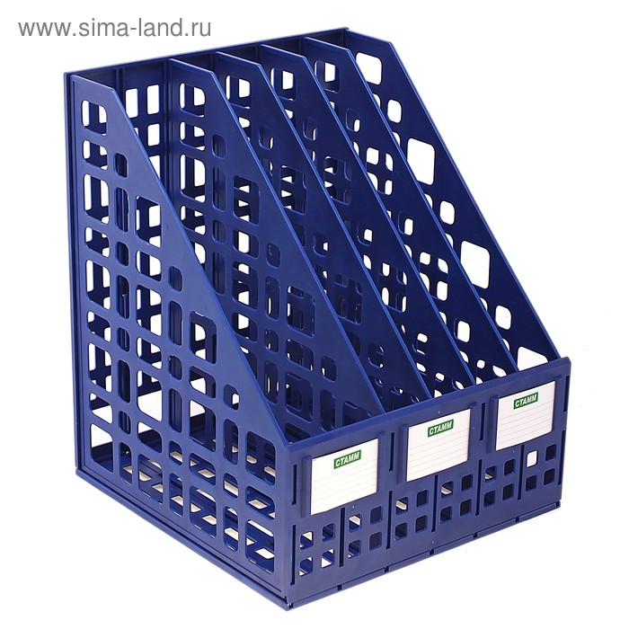 Лоток для бумаг cборный, вертикальный, 5 отделений, синий
Лоток для бумаг cборный, вертикальный, 5 отделений, синий