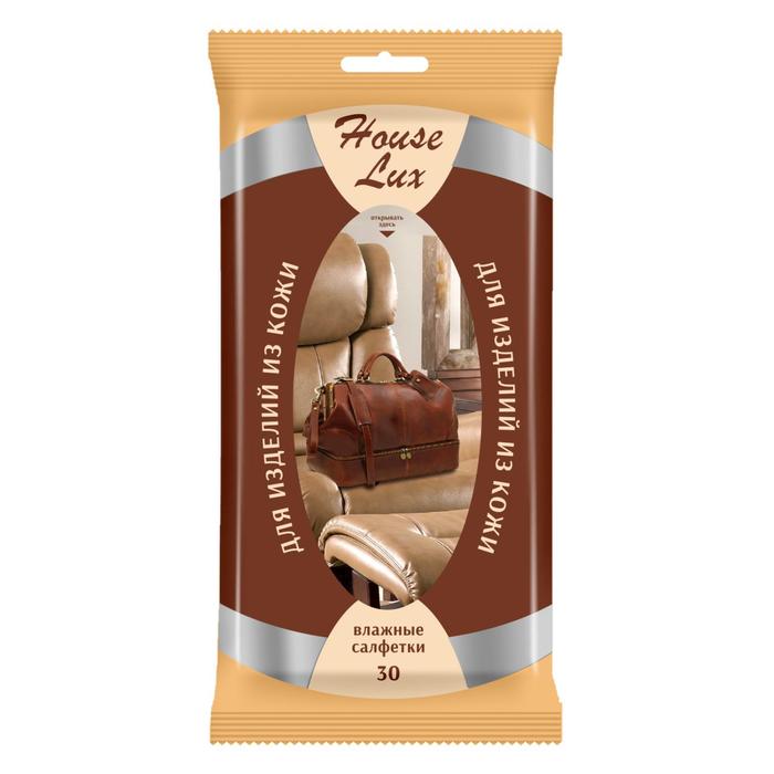 Влажные салфетки House Lux, для изделий из кожи, 30 шт. 
Влажные салфетки House Lux, для изделий из кожи, 30 шт.