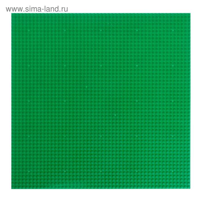 фото Пластина основание для конструктора «игровое поле», 40×40×0,5 см, цвет зелёный