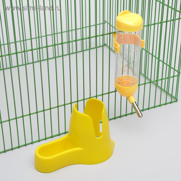 Комплекс для грызунов: кормушка и поилка 125 мл с домиком, микс цветов
Комплекс для грызунов: кормушка и поилка 125 мл с домиком, микс цветов