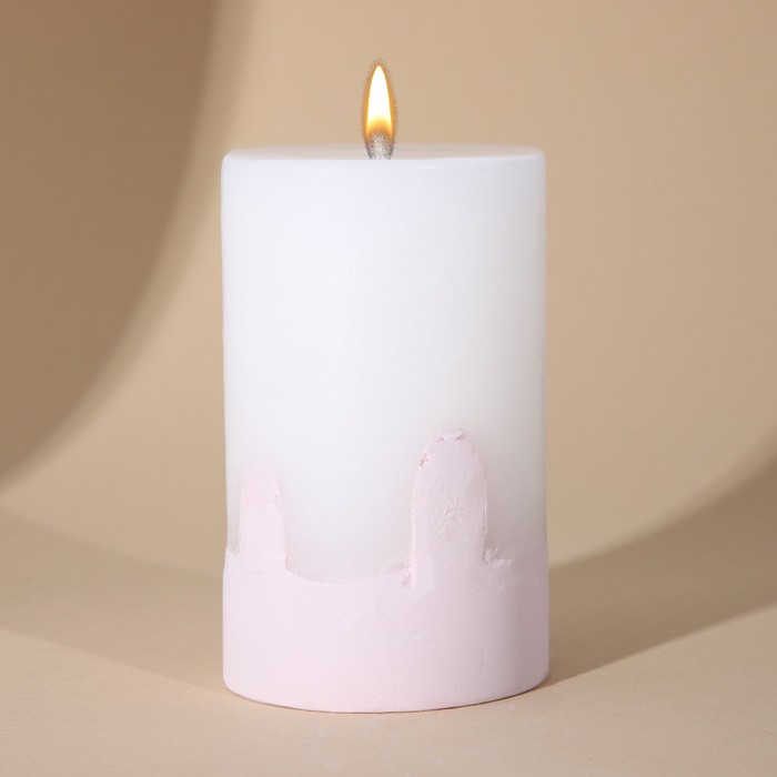 Свеча столбик с бетоном "Серебряная волна", 6 х 10 см
Свеча столбик с бетоном "Серебряная волна", 6 х 10 см