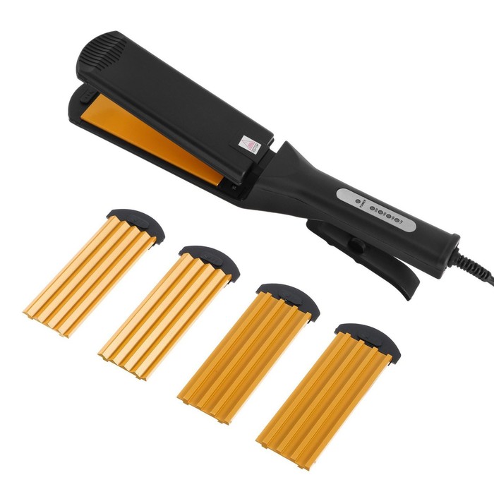 Мультистайлер LuazON LW-50, 50 Вт, керамико-турмалин, 4 насадки, рег. t, до 200 °C, чёрный
Мультистайлер LuazON LW-50, 50 Вт, керамико-турмалин, 4 насадки, рег. t, до 200 °C, чёрный