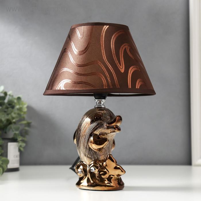 Лампа настольная 16280/1BR+GD Е14 40Вт коричнево-золотой 20х20х28 см
Лампа настольная 16280/1BR+GD Е14 40Вт коричнево-золотой 20х20х28 см