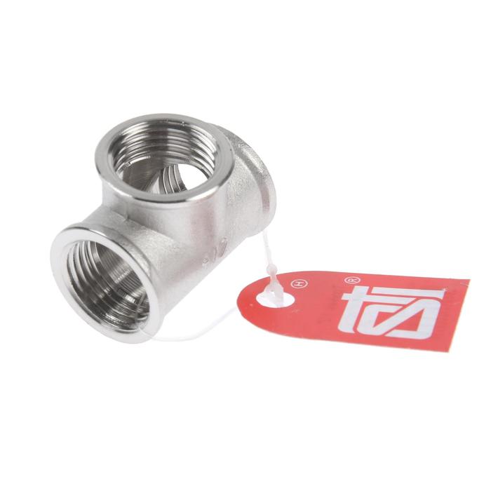 Тройник STI, 1/2", внутренний, никелированный
Тройник STI, 1/2", внутренний, никелированный