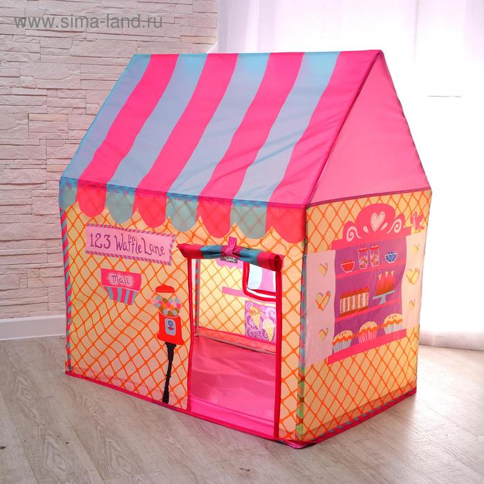 Детская игровая палатка «Кондитерская», 100 × 70 × 110 см
Детская игровая палатка «Кондитерская», 100 × 70 × 110 см
