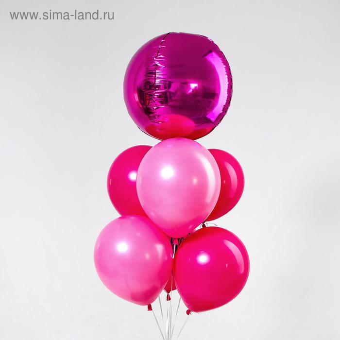 Букет из шаров «Вечеринка», фольга, латекс, набор 7 шт., цвет фуксии
Букет из шаров «Вечеринка», фольга, латекс, набор 7 шт., цвет фуксии