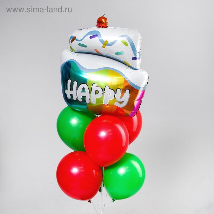 Букет из шаров «Счастливый праздник», фольга, латекс, набор 7 шт.
Букет из шаров «Счастливый праздник», фольга, латекс, набор 7 шт.