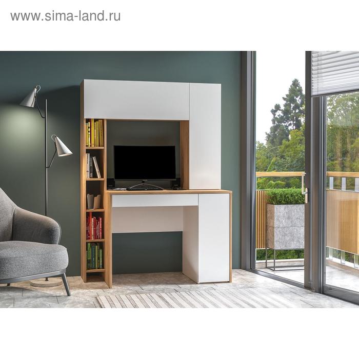 Стол компьютерный Комфорт 12.71, 1167х602х1654, Дуб золотой/Белый
Стол компьютерный Комфорт 12.71, 1167х602х1654, Дуб золотой/Белый