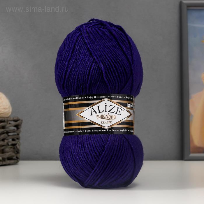 Пряжа "Superlana Klasik" 25% шерсть, 75% акрил 280м/100гр (388 пур-пур)
Пряжа "Superlana Klasik" 25% шерсть, 75% акрил 280м/100гр (388 пур-пур)