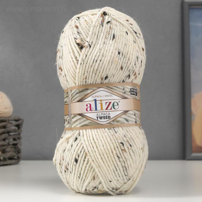 Пряжа "Alpaca tweed" 15%шерсть,15%альпака,5%вискоза,65%акрил (01 молочный)
Пряжа "Alpaca tweed" 15%шерсть,15%альпака,5%вискоза,65%акрил (01 молочный)