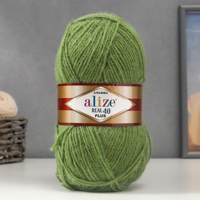 Пряжа "Angora Real 40 Plus" 40% шерсть, 60% акрил 225м/100гр (485 зелёный) 
Пряжа "Angora Real 40 Plus" 40% шерсть, 60% акрил 225м/100гр (485 зелёный)