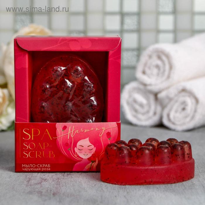 Мыло-скраб с массажным эффектом SPA harmony, 80 г, роза
Мыло-скраб с массажным эффектом SPA harmony, 80 г, роза
