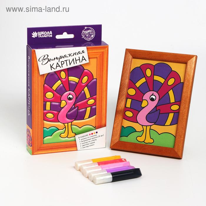 Витражная мини-картина «Павлин»
Витражная мини-картина «Павлин»