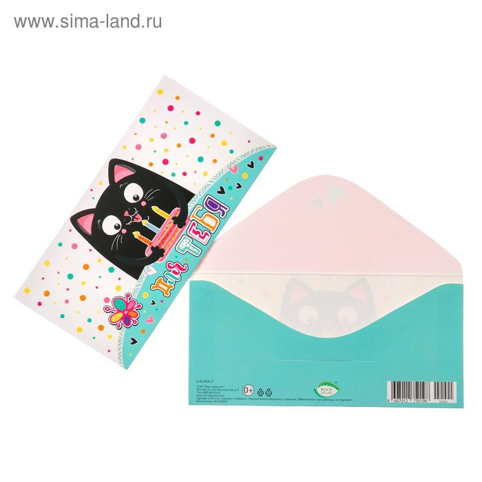 Конверт для денег "Для тебя", кот, торт
Конверт для денег "Для тебя", кот, торт