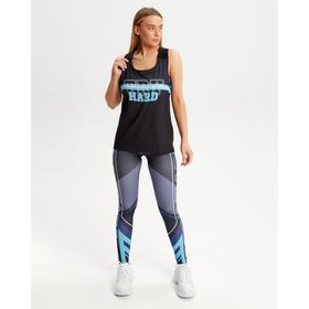 Майка женская спортивная KAFTAN "Hard", р. 50, чёрный 
Майка женская спортивная KAFTAN "Hard", р. 50, чёрный