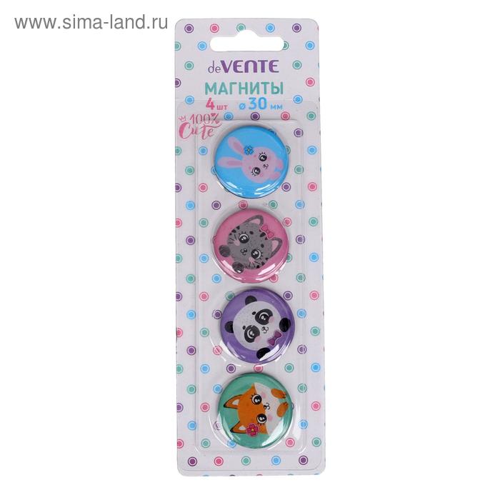 Магниты для досок с дизайном 30 мм, 4 штуки, deVENTE 100% Cute, в картонном блистере
Магниты для досок с дизайном 30 мм, 4 штуки, deVENTE 100% Cute, в картонном блистере