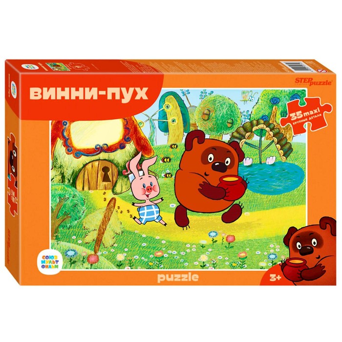 Макси-пазл «Винни Пух», 35 элементов
Макси-пазл «Винни Пух», 35 элементов