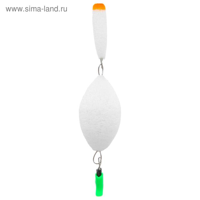 Поплавок двойной №3, цвет белый
Поплавок двойной №3, цвет белый