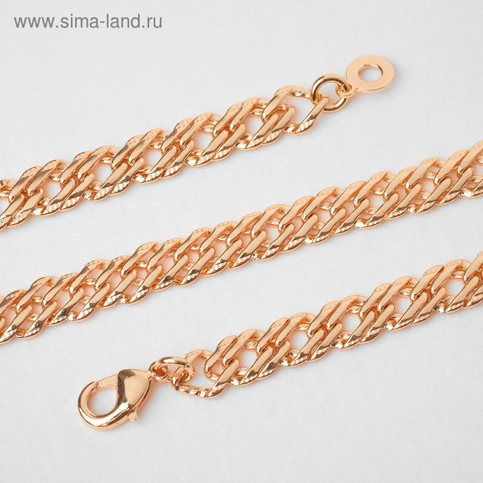 Цепь "Ромб" с рисунком, каплевидный карабин с плоской петлёй, цвет золото, ширина 7 мм, L=60 см
Цепь "Ромб" с рисунком, каплевидный карабин с плоской петлёй, цвет золото, ширина 7 мм, L=60 см