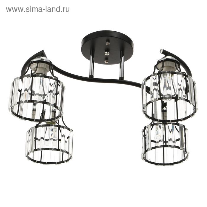 Люстра 91243/4 E27 40Вт черный-хром 53х40х25 см
Люстра 91243/4 E27 40Вт черный-хром 53х40х25 см