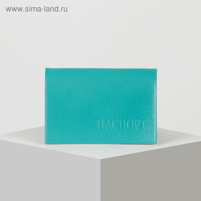 Обложка для паспорта, цвет бирюзовый
Обложка для паспорта, цвет бирюзовый