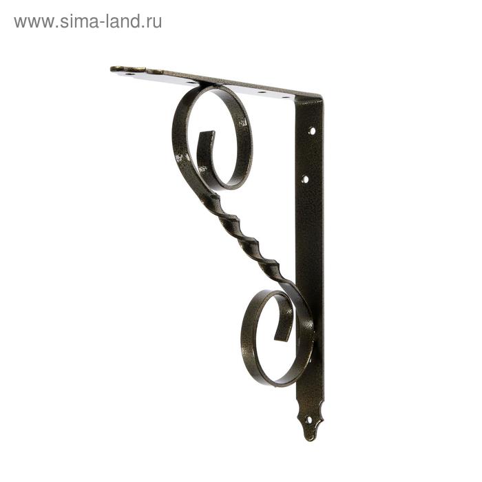 Кронштейн фигурный 250х200 мод.4, цвет античная бронза
Кронштейн фигурный 250х200 мод.4, цвет античная бронза