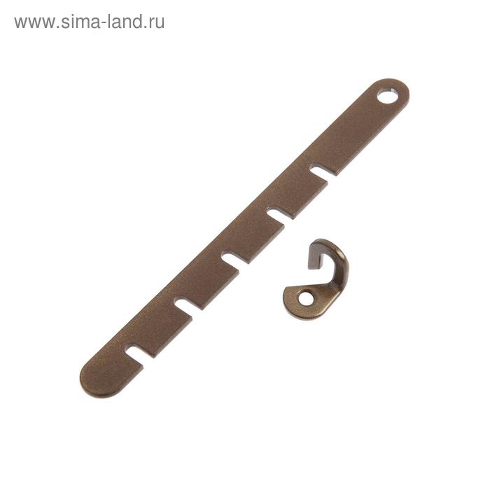 Ограничитель оконный, цвет коричневый металлик
Ограничитель оконный, цвет коричневый металлик