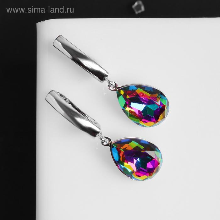 Серьги со стразами "Иллюзион" капля на длине, цвет бензиновый в серебре
Серьги со стразами "Иллюзион" капля на длине, цвет бензиновый в серебре
