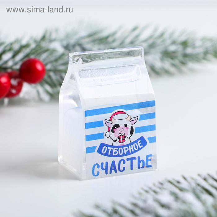 Магнит - пакет молока «Снимай сливки в Новом году»
Магнит - пакет молока «Снимай сливки в Новом году»