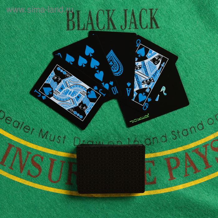 Карты игральные пластиковые 54 шт, 34 мкм, 6.5х1.8х9 см 
Карты игральные пластиковые 54 шт, 34 мкм, 6.5х1.8х9 см