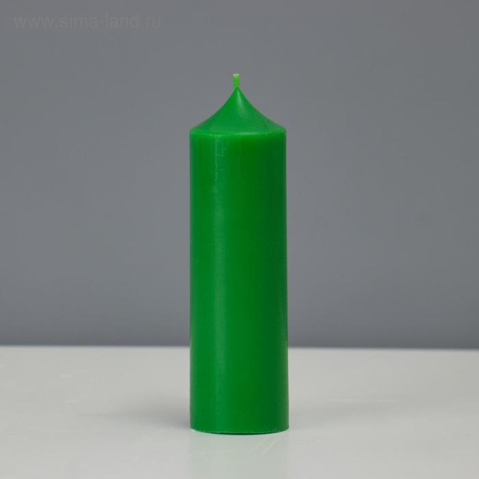 Свеча - цилиндр, 4 х 14,5 см, зеленая, 145 грамм
Свеча - цилиндр, 4 х 14,5 см, зеленая, 145 грамм
