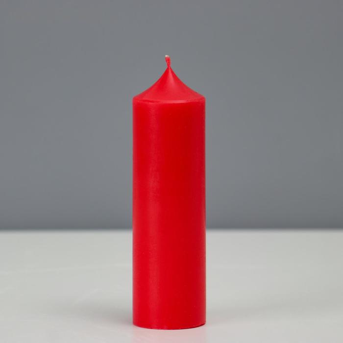 Свеча - цилиндр, 4 х 14,5 см, красная, 145 грамм
Свеча - цилиндр, 4 х 14,5 см, красная, 145 грамм