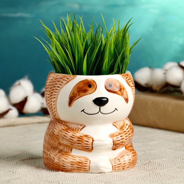 Кашпо - ваза "Медведь" 10*11см
Кашпо - ваза "Медведь" 10*11см