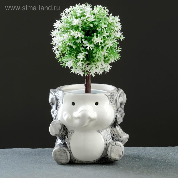 Кашпо "Слоник" 10*11см
Кашпо "Слоник" 10*11см