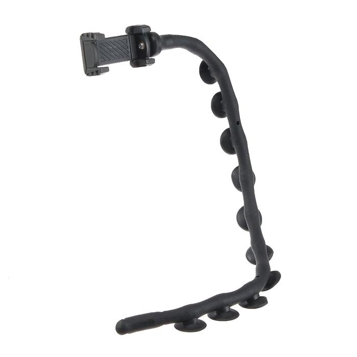 Держатель телефона универсальный "Змей" захват 6-10 см, длина до 50 см, черный
Держатель телефона универсальный "Змей" захват 6-10 см, длина до 50 см, черный