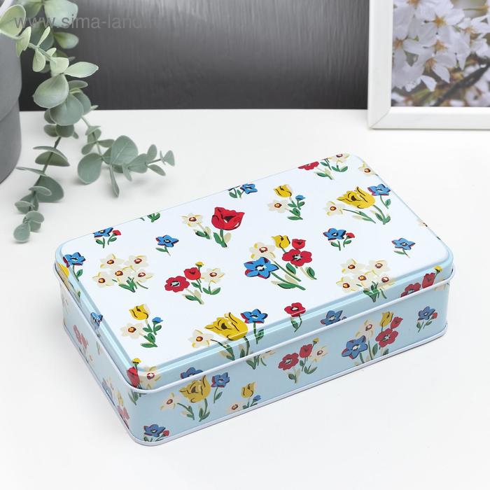 Шкатулка металл прямоугольная "Нарциссы" 5,3х11,5х19 см
Шкатулка металл прямоугольная "Нарциссы" 5,3х11,5х19 см