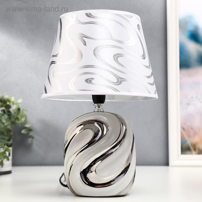 Лампа настольная 36659/1 E14 40Вт белый-серебро H33,5 см
Лампа настольная 36659/1 E14 40Вт белый-серебро H33,5 см