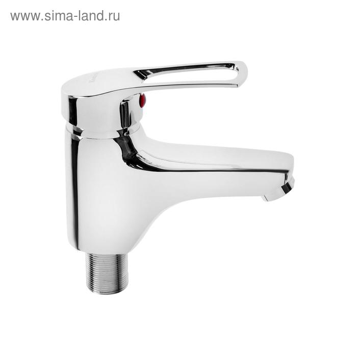 фото Смеситель для раковины komrad s31-001f, однорычажный, керамический картридж d=40 мм, хром