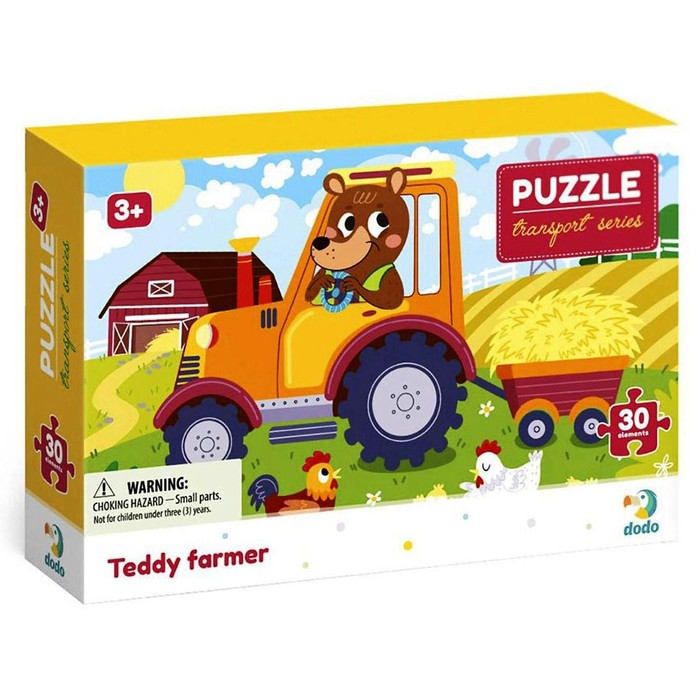 Пазл «Мишка-тракторист», 30 элементов
Пазл «Мишка-тракторист», 30 элементов