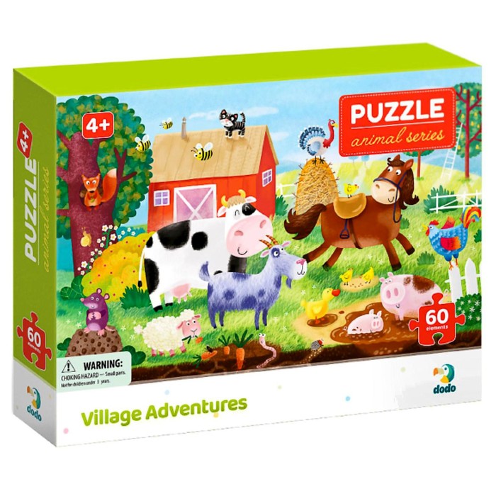 Пазл «Деревенские приключения», 60 элементов
Пазл «Деревенские приключения», 60 элементов