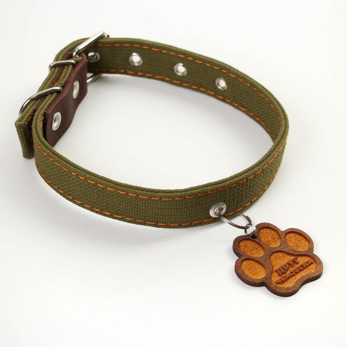 Ошейник брезентовый двухслойный, 38 - 49 см, 56 х 2.5 см
Ошейник брезентовый двухслойный, 38 - 49 см, 56 х 2.5 см