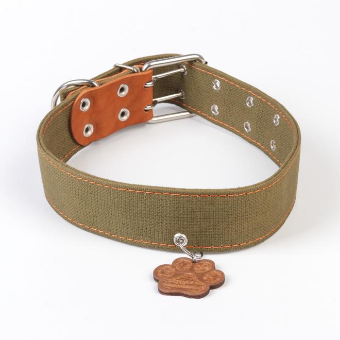 Ошейник брезентовый двухслойный, 54 - 69 см, 79 х 4.5 см
Ошейник брезентовый двухслойный, 54 - 69 см, 79 х 4.5 см