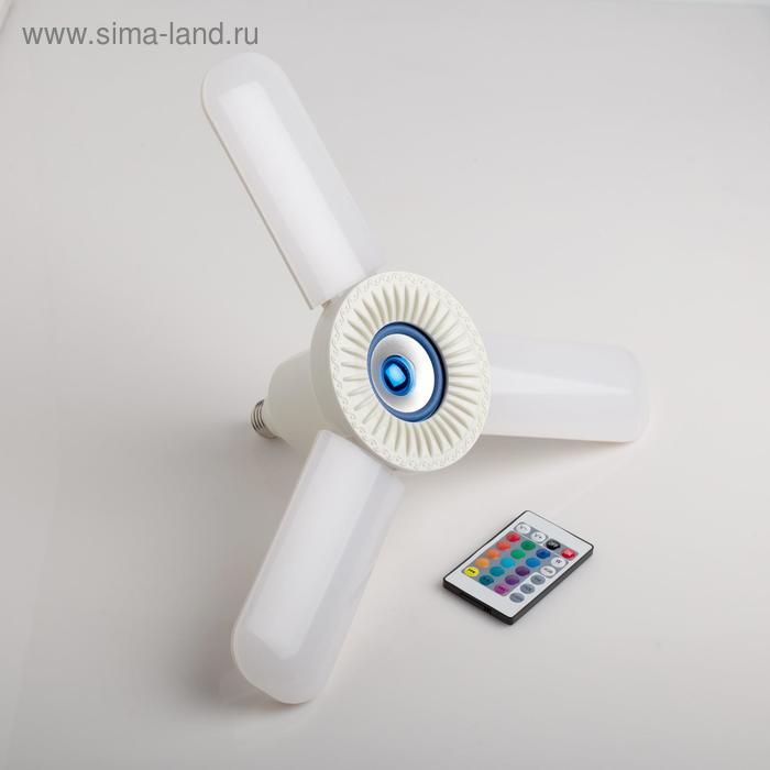 Световой прибор «Лопасти» 17 см, Е27, динамик, пульт ДУ, свечение RGBW
Световой прибор «Лопасти» 17 см, Е27, динамик, пульт ДУ, свечение RGBW