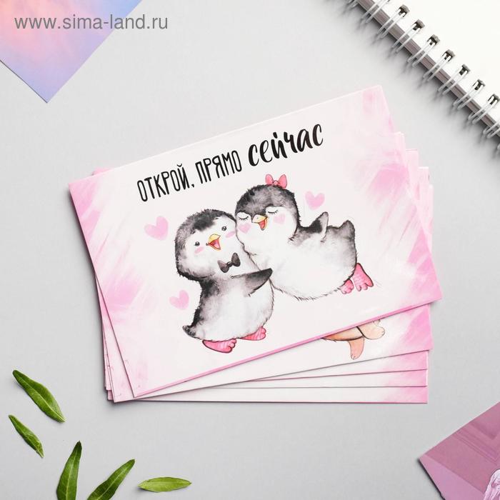 Набор конвертов «Открой, когда...», парочка влюблённых, 5 шт, 13 х 9 см
Набор конвертов «Открой, когда...», парочка влюблённых, 5 шт, 13 х 9 см