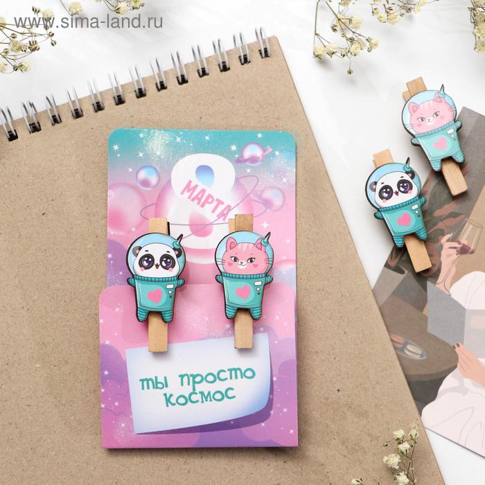 Магниты-прищепки «Космос», набор 2 шт
Магниты-прищепки «Космос», набор 2 шт