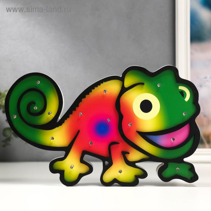 Ночник "Хамелеон" 16хLED батарейки 2ААА 30х3,5х18,5 см
Ночник "Хамелеон" 16хLED батарейки 2ААА 30х3,5х18,5 см