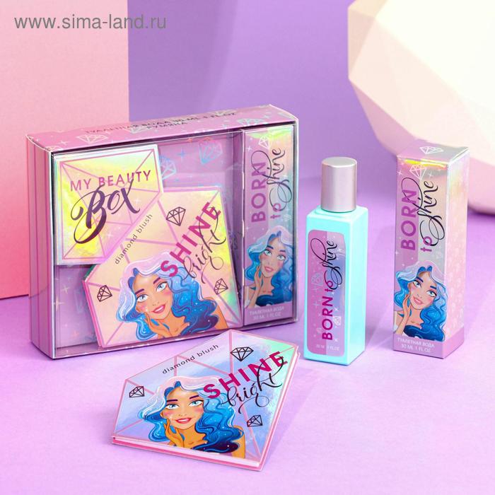 Набор «Born to shine»: парфюм (30 мл), румяна
Набор «Born to shine»: парфюм (30 мл), румяна